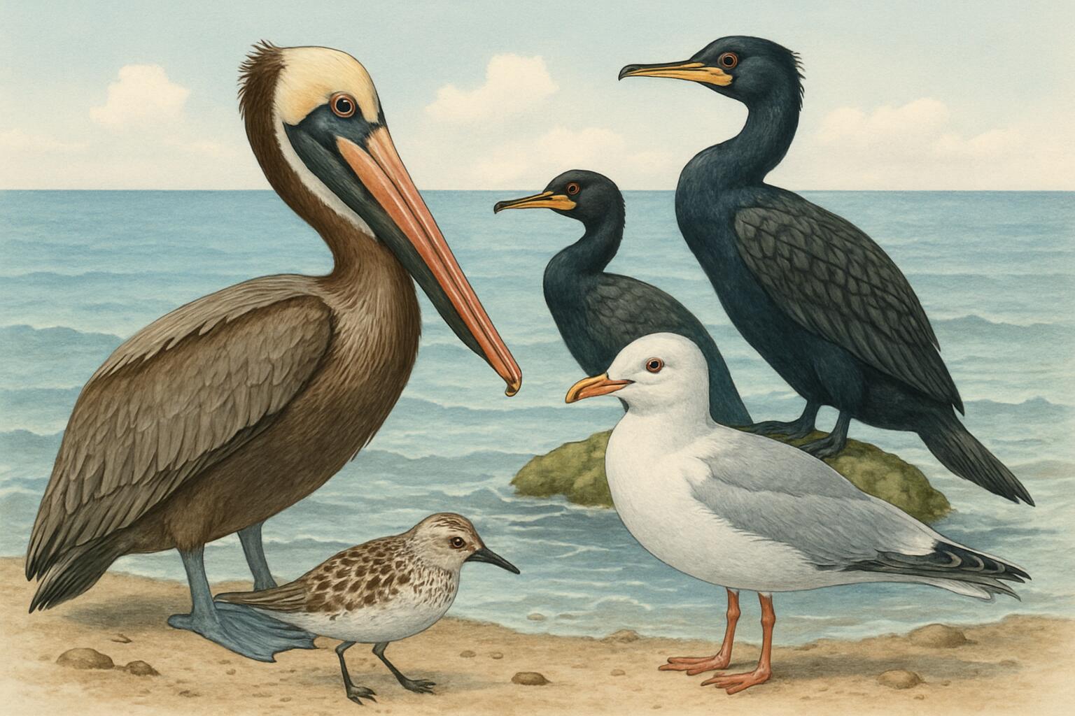 List of Coastal Birds